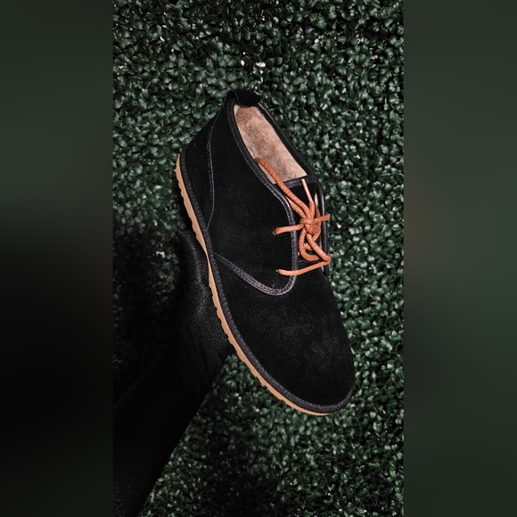 UGG Other - UGG Black Chukka Boots with Tan Laces
